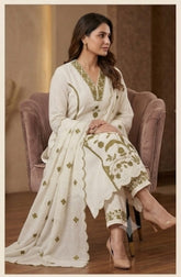 Hand-Embroidered Kurti Set