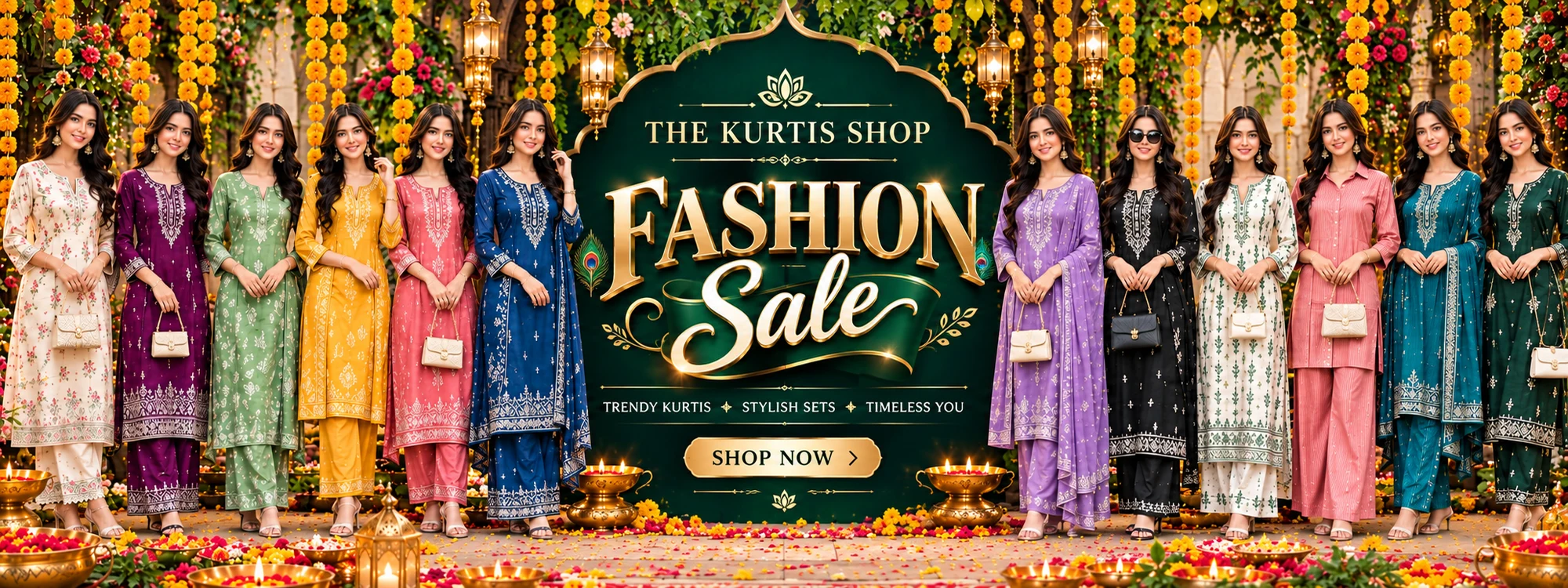 The Kurti Shop Grand Fashion Sale - Designer Ethnic Wear and Kurti Sets in Sowcarpet Chennai