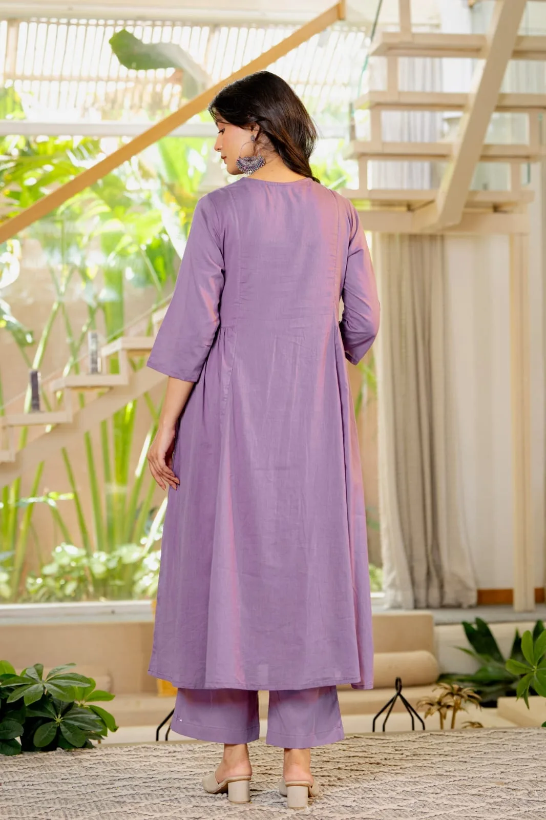 The Kurti Shop – Women Embellished Straight Kurta Pant with Dupatta | 3 Piece Ethnic Set view 5