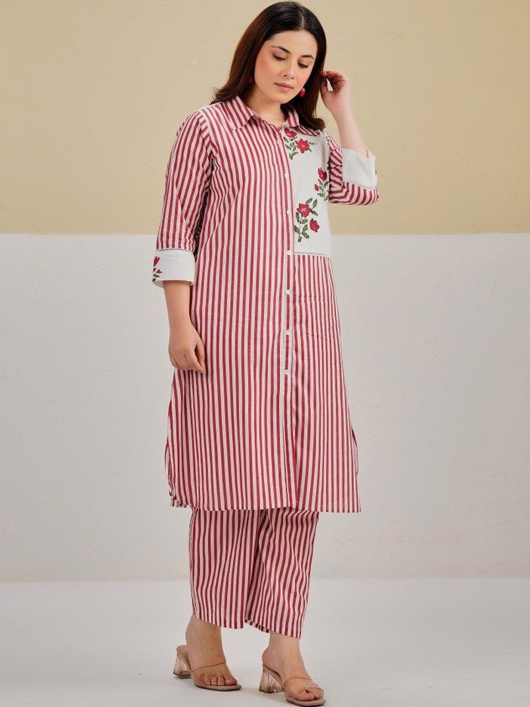 Women’s Printed Kurta & Palazzo Co-Ord Set view 6
