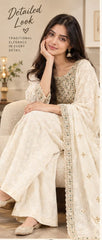 Elegant Cotton Blend Kurti Palazzo Set for Women