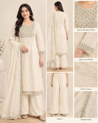 Elegant Cotton Blend Kurti Palazzo Set for Women