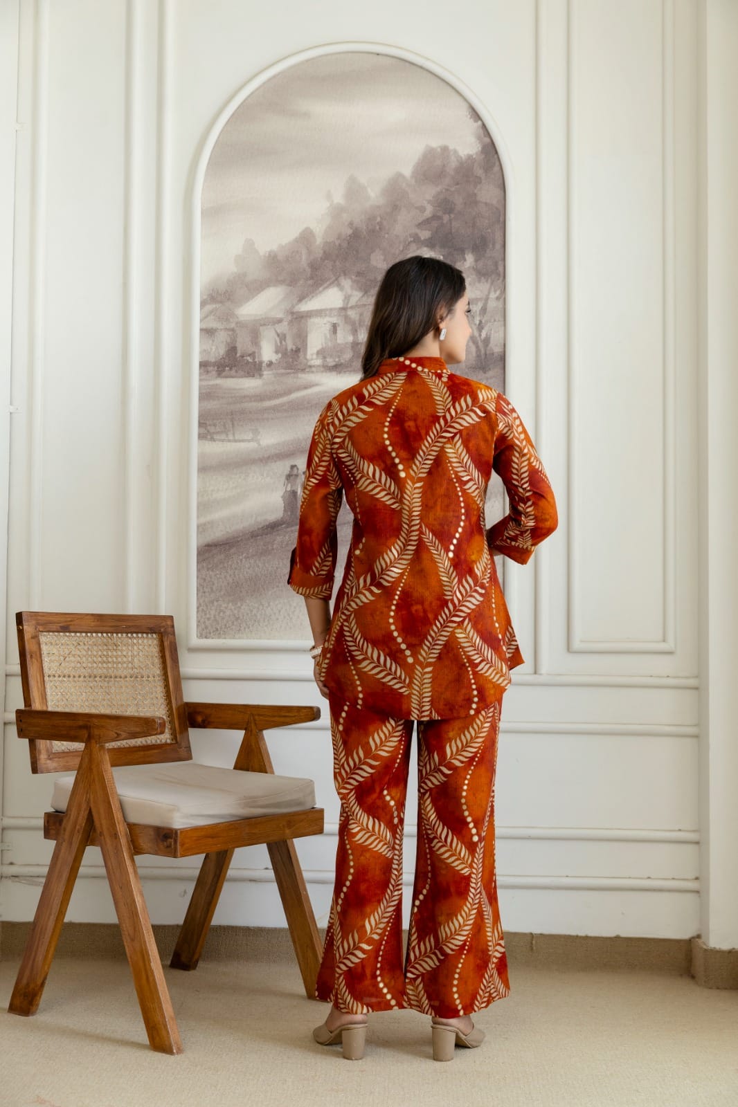 Stylish Printed Co-Ord Set for Women with Matching Top and Pants – The Kurti Shop