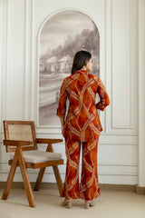 Stylish Printed Co-Ord Set for Women with Matching Top and Pants – The Kurti Shop
