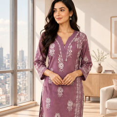 Women’s Printed Straight Kurta Set with Dupatta & Bottom | 3 Piece Ethnic Wear