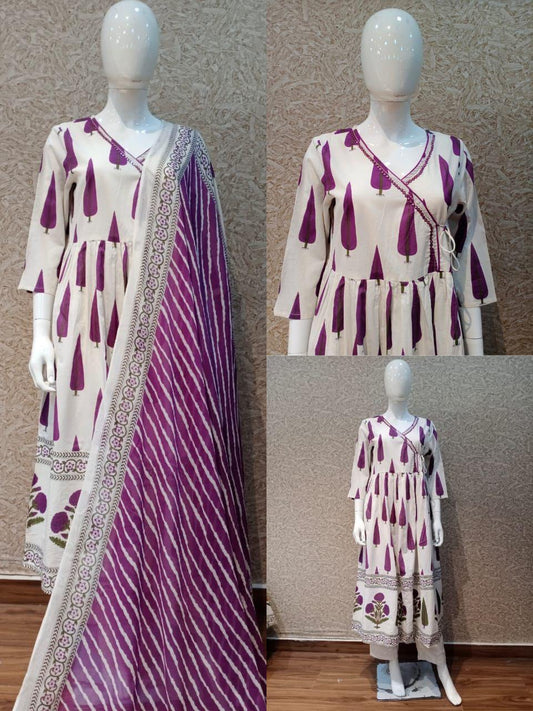 TKS ANARKALI KURTIS SET