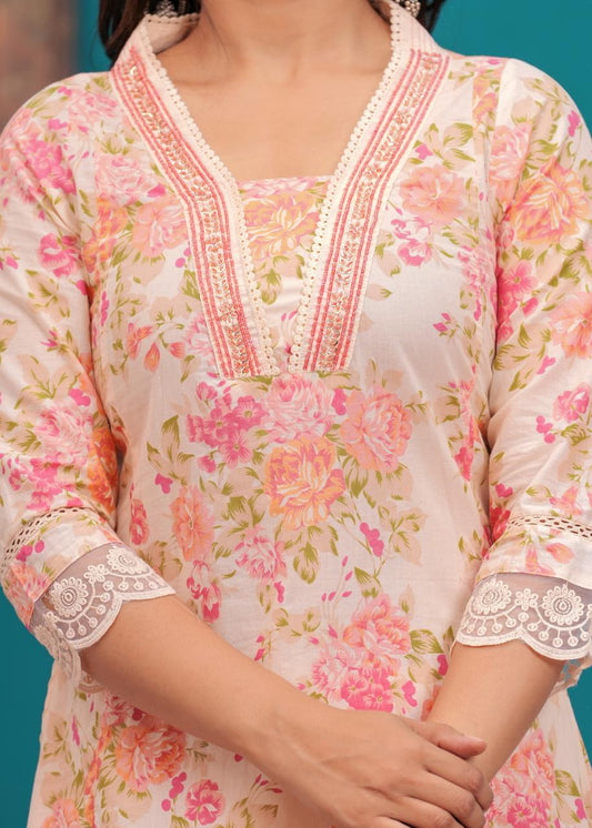 3 pcs kurta set Flair style