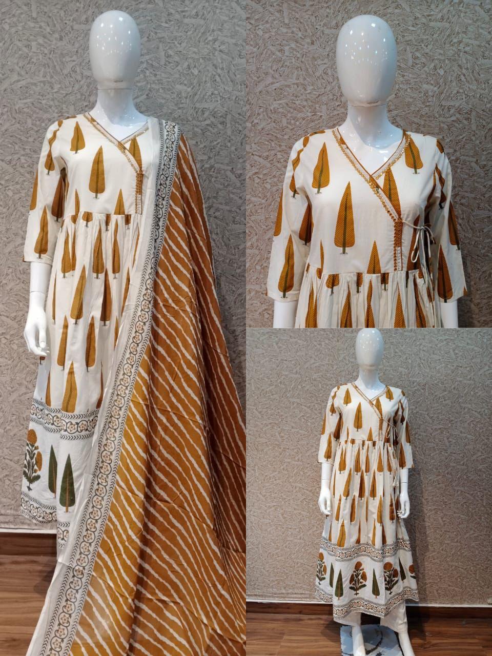 TKS ANARKALI KURTIS SET